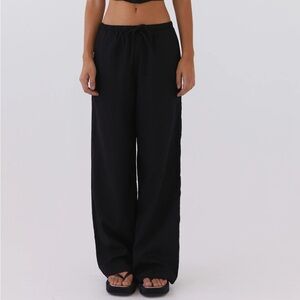 Linen Pants Black Splendid Fit medium/small